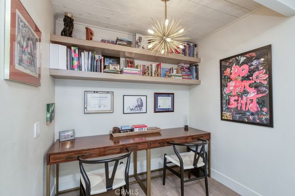 Home Office, Interior, Wood Texture Flooring