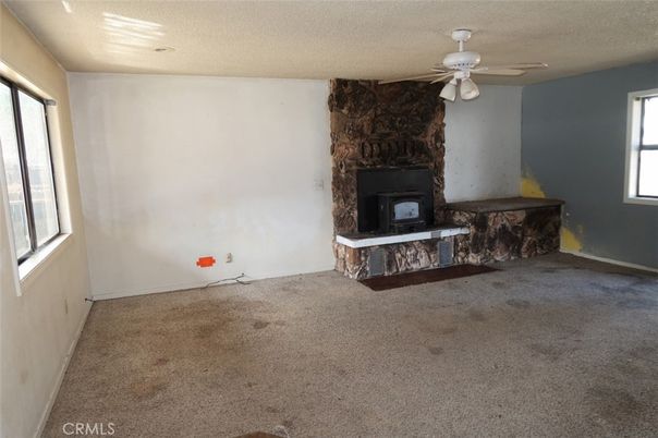 Empty room, Fireplace, Interior