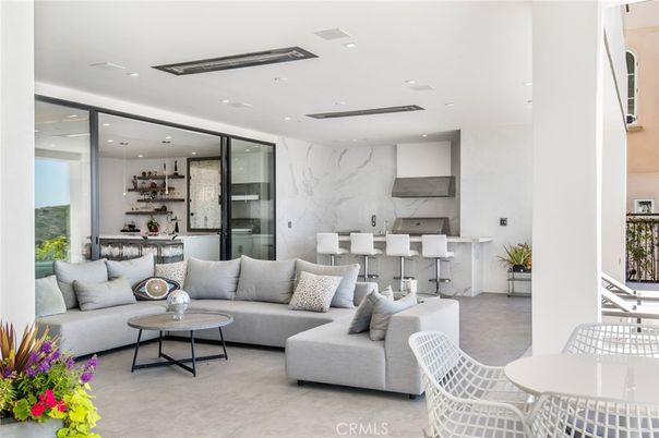 Interior, Living room, Marble Walls, Recessed Lighting