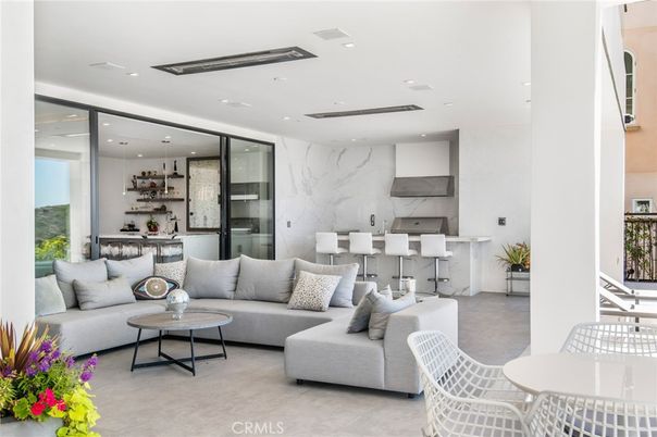 Interior, Living room, Marble Walls, Recessed Lighting