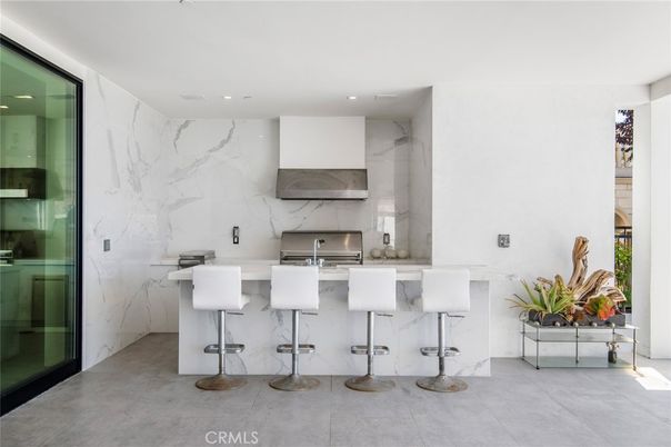 Interior, Kitchen, Marble Walls, Recessed Lighting