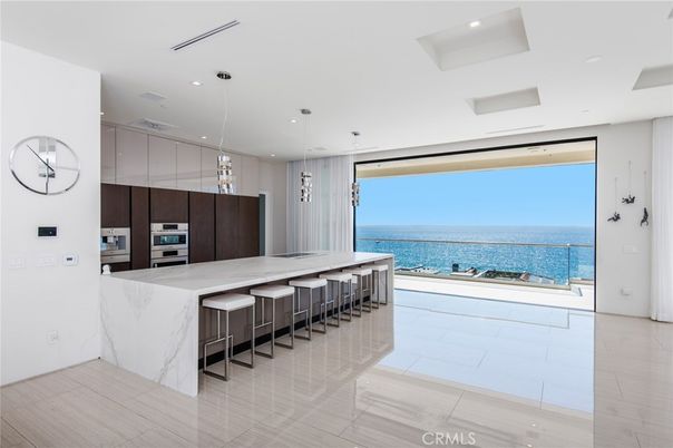 Interior, Kitchen, Pendant Lights, Recessed Lighting, Stainless Steel Appliances, Water