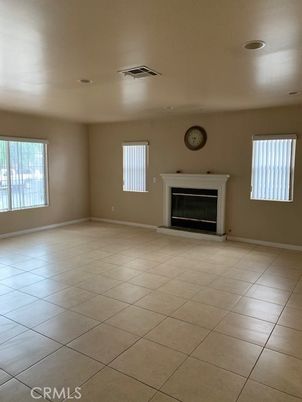 Empty room, Fireplace, Interior, Recessed Lighting