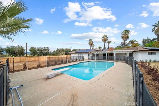 Exterior, Pool, Solar Panels