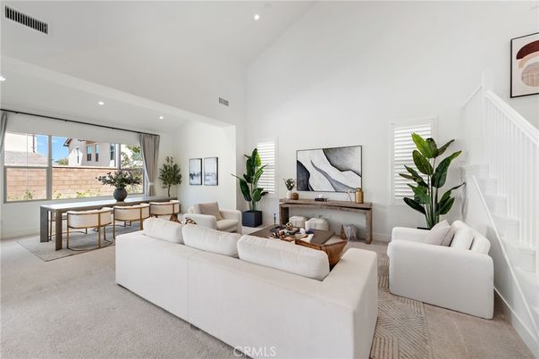 Dining room, Interior, Living room, Recessed Lighting