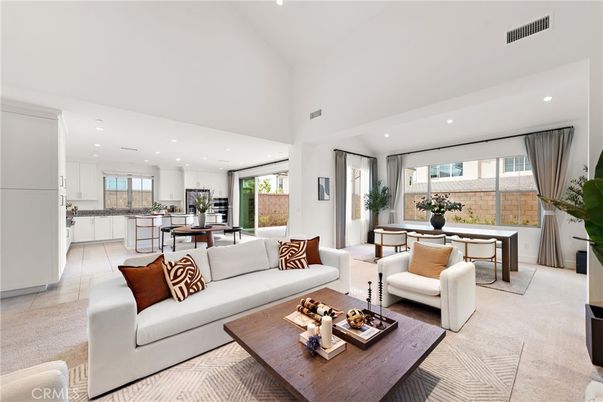 Dining room, Interior, Kitchen, Living room, Recessed Lighting