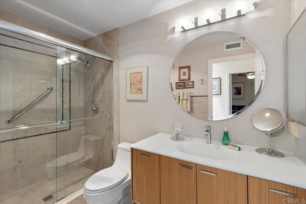 Bathroom, Glass Shower, Interior