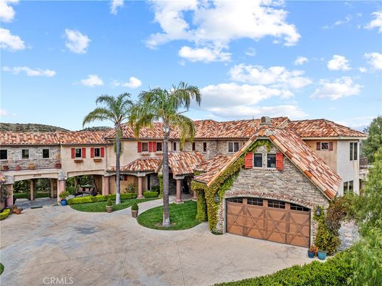 Attached, Backyard, Exterior, Facade, Mediterranean
