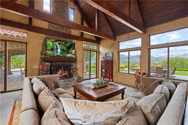 Fireplace, Interior, Living room, Wooden Beams, Wooden Ceilings