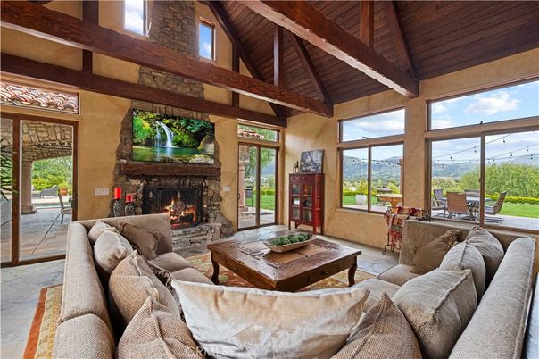 Fireplace, Interior, Living room, Wooden Beams, Wooden Ceilings