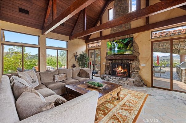 Fireplace, Interior, Living room, Wooden Beams, Wooden Ceilings
