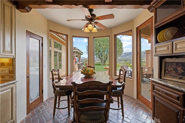 Dining room, Interior, Wooden Beams