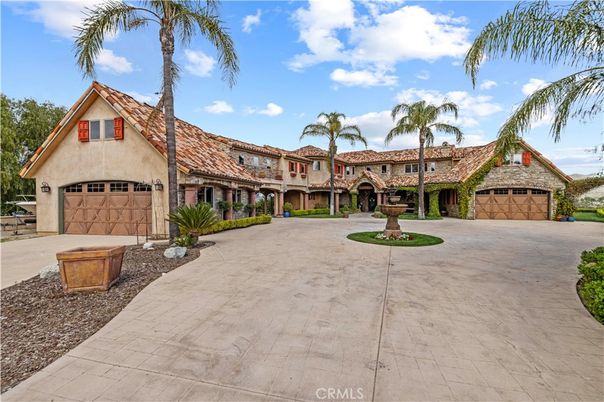 Attached, Backyard, Exterior, Facade, Mediterranean