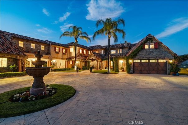 Attached, Backyard, Exterior, Facade, Mediterranean