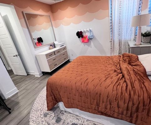 Bedroom, Interior, Wood Texture Flooring