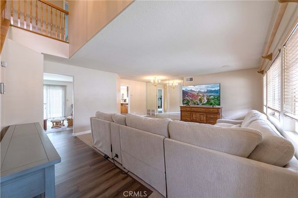 Chandelier, Interior, Living room, Wood Texture Flooring