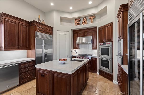 Interior, Kitchen, Recessed Lighting, Stainless Steel Appliances