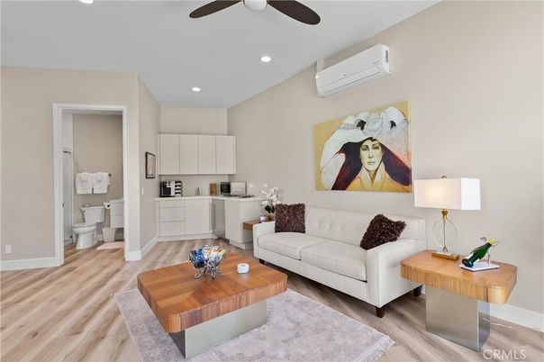 Interior, Kitchen, Living room, Recessed Lighting, Wood Texture Flooring