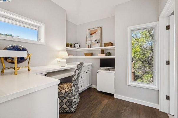 Home Office, Interior, Wood Texture Flooring