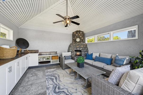 Fireplace, Interior, Living room, Stone Walls