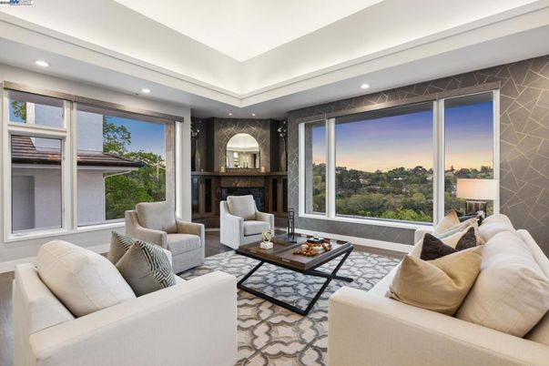 Interior, Living room, Recessed Lighting