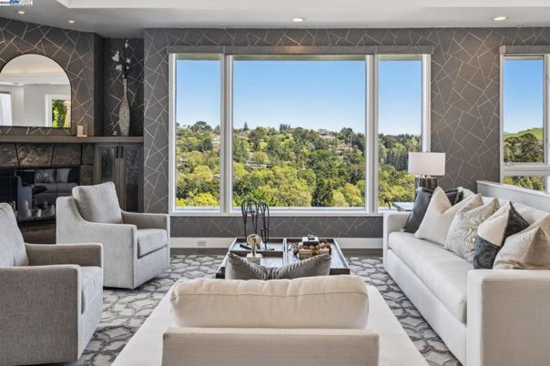 Fireplace, Interior, Living room, Recessed Lighting
