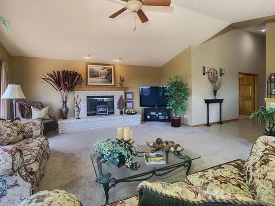 Fireplace, Interior, Living room, Recessed Lighting