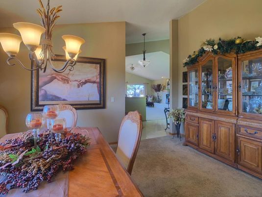 Dining room, Interior, Pendant Lights
