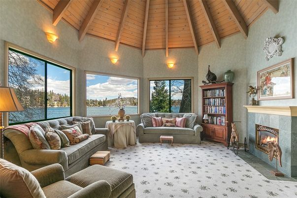 Fireplace, Interior, Living room, Water, Wooden Beams, Wooden Ceilings