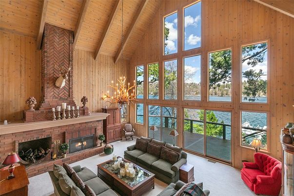 Fireplace, Interior, Living room, Wooden Beams, Wooden Ceilings, Wooden Walls