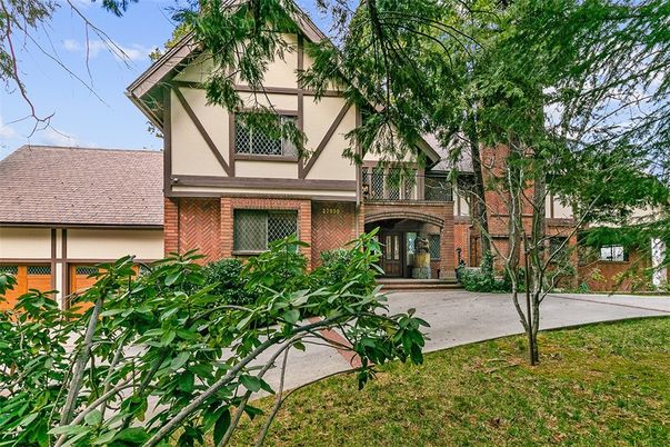 Exterior, Facade, Brick Facade, Tudor Revival