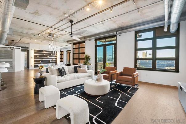 Interior, Living room, Pendant Lights, Wood Texture Flooring