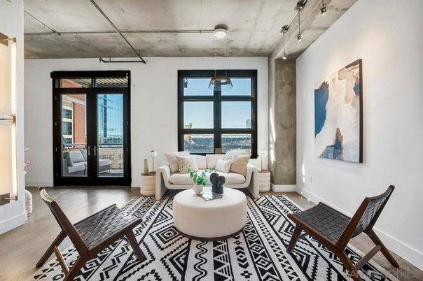 Interior, Living room, Pendant Lights, Wood Texture Flooring