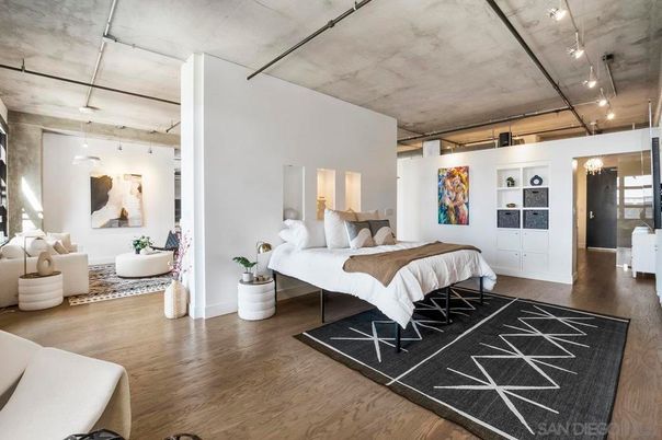 Bedroom, Interior, Wood Texture Flooring