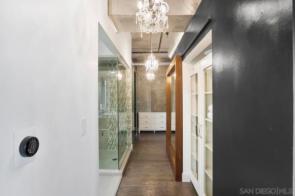 Chandelier, Interior, Wood Texture Flooring