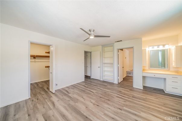 Empty room, Interior, Walk-in Closets, Wood Texture Flooring