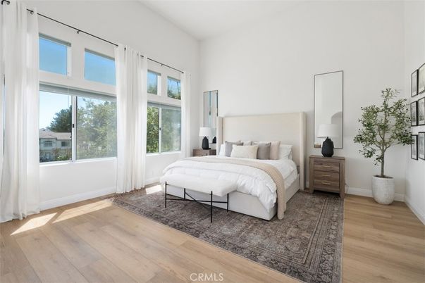 Bedroom, Interior, Wood Texture Flooring