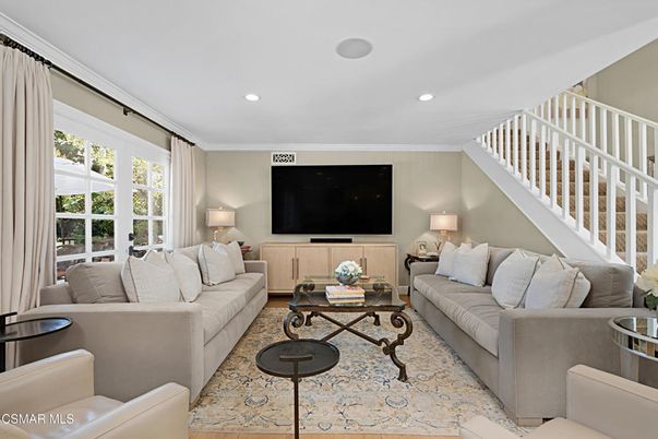 Interior, Living room, Recessed Lighting