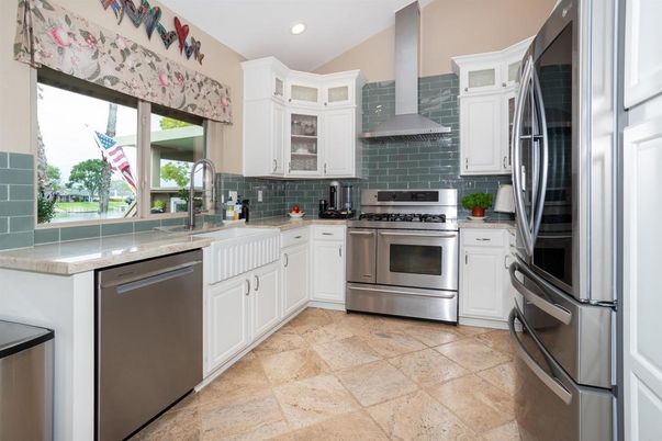 Interior, Kitchen, Recessed Lighting, Stainless Steel Appliances