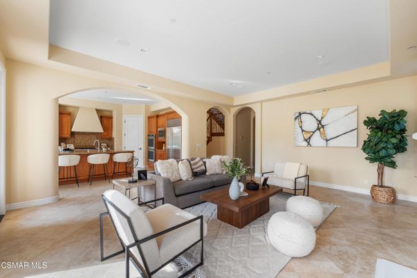 Interior, Kitchen, Living room, Recessed Lighting