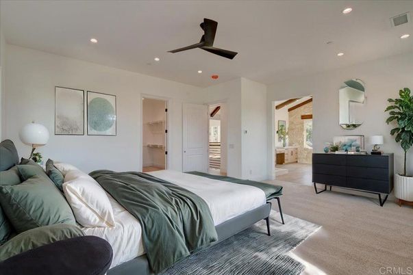 Bedroom, Interior, Recessed Lighting