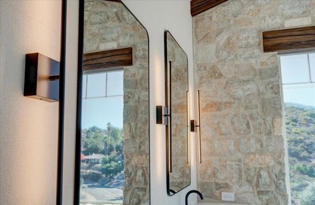 Bathroom, Interior, Stone Walls
