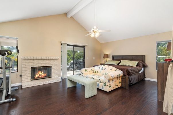 Bedroom, Interior, Wood Texture Flooring