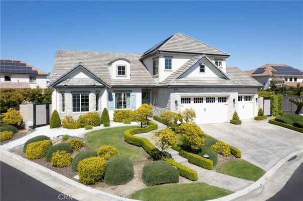 Attached, Exterior, Facade, Solar Panels, French Provincial