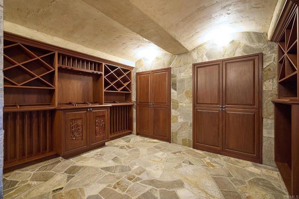 Interior, Stone Walls, Wine Storage