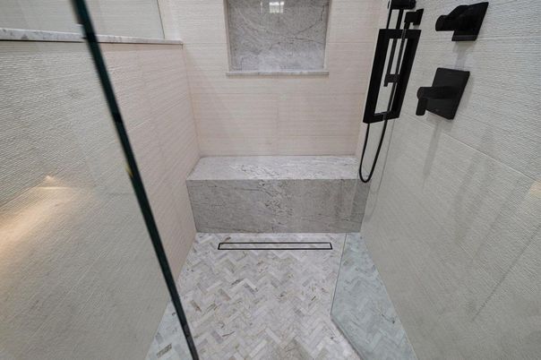 Bathroom, Glass Shower, Interior