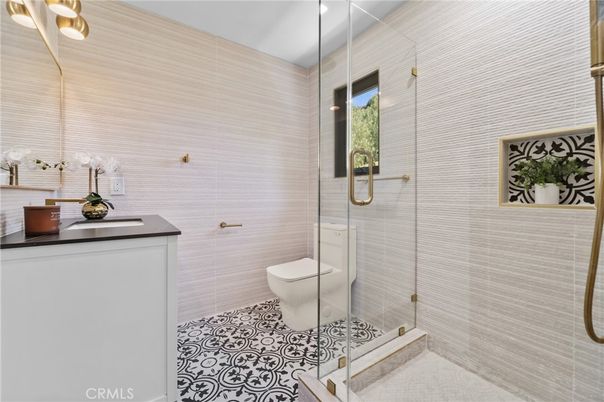 Bathroom, Glass Shower, Interior