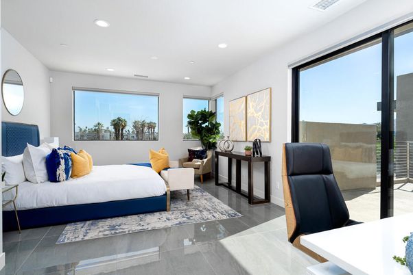 Bedroom, Interior, Recessed Lighting