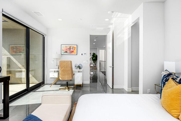 Bedroom, Home Office, Interior, Recessed Lighting