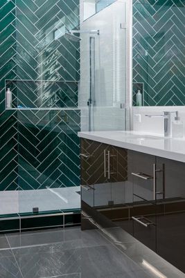 Bathroom, Glass Shower, Interior